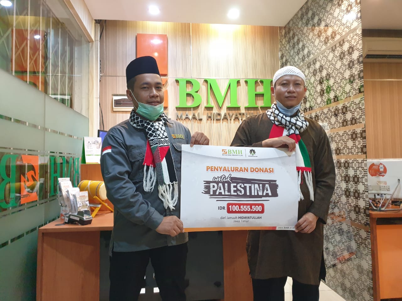 Jamaah Hidayatullah Salurkan Bantuan Untuk Palestina Melalui Laznas BMH
