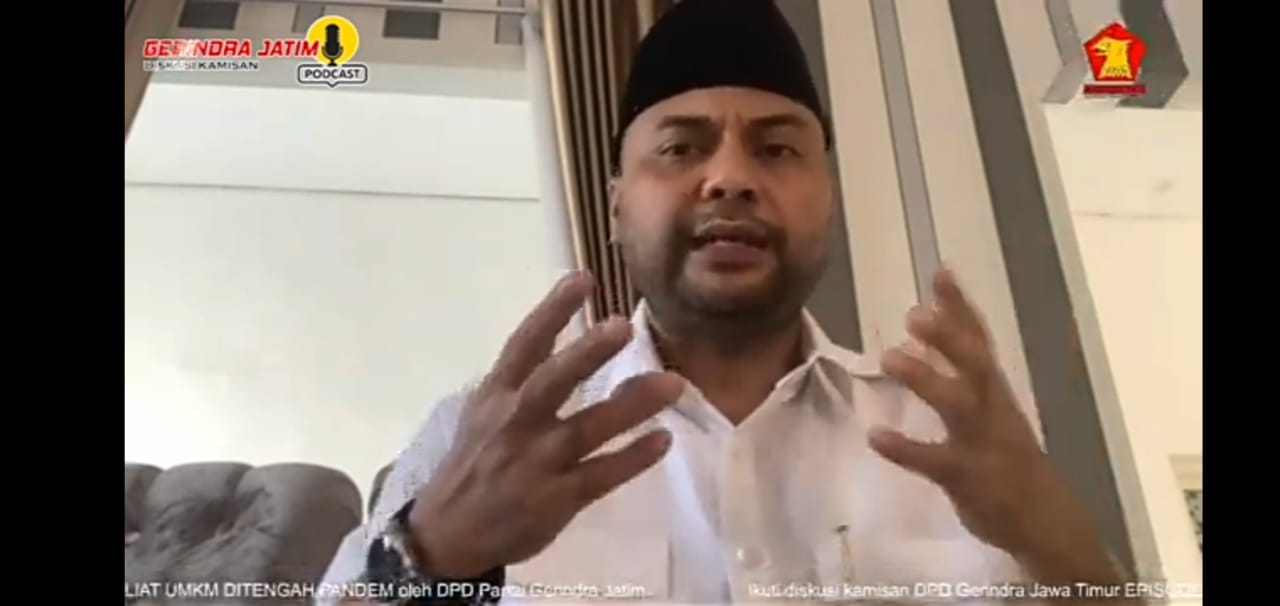 Diskusi Kamisan Gerindra Jatim, Ini Solusi untuk UMKM