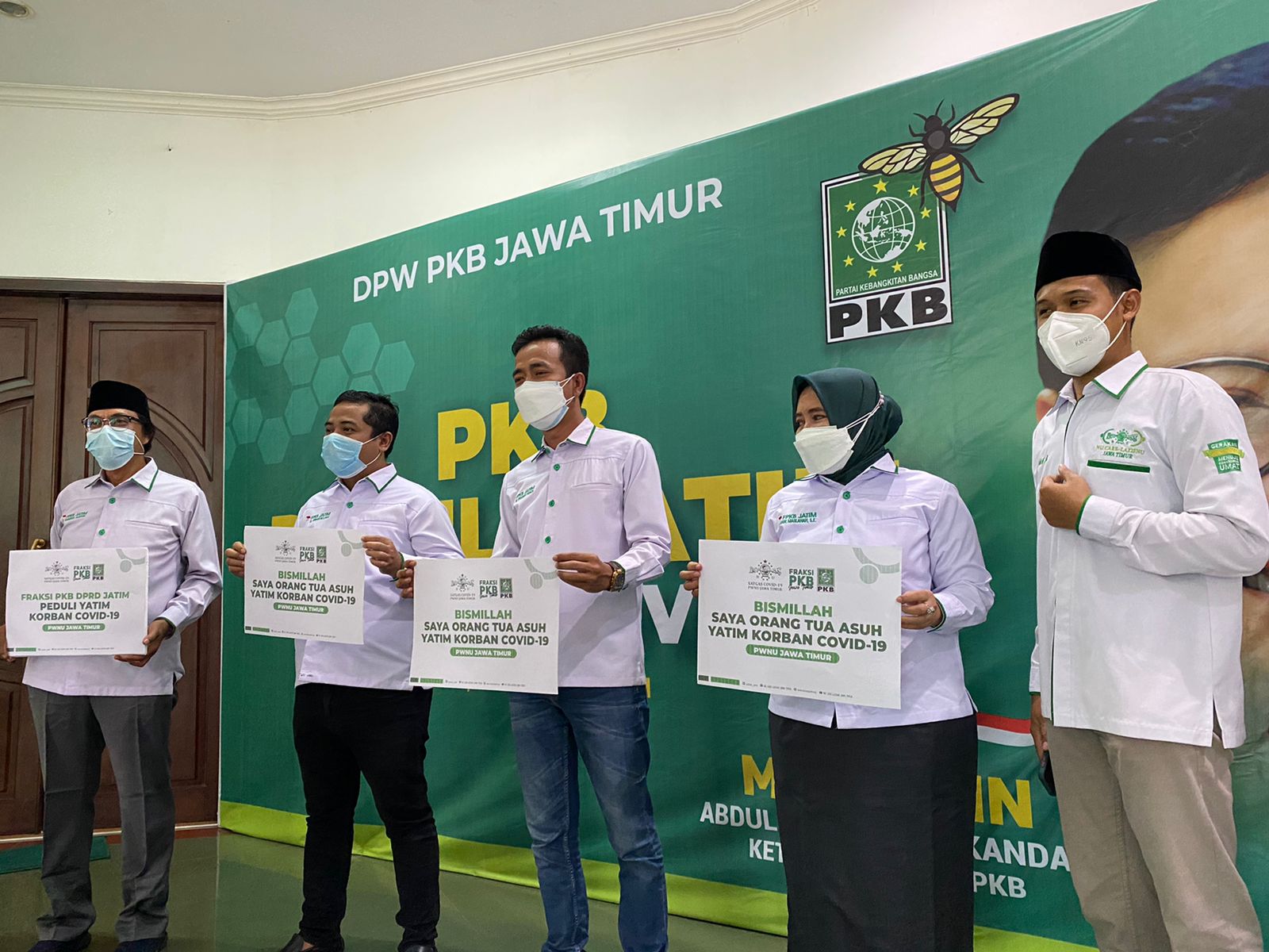 Fraksi PKB DPRD Jatim Bantu Yatim Piatu Dampak Covid-19