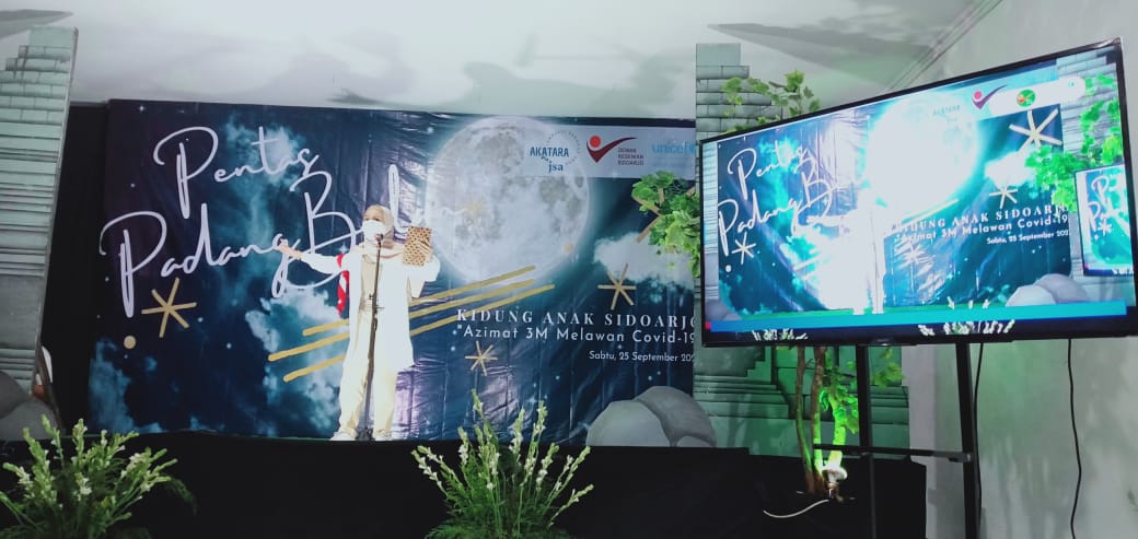 Lantang Berpuisi di Pentas Padang Bulan, Anak-anak Sampaikan Pesan 3M