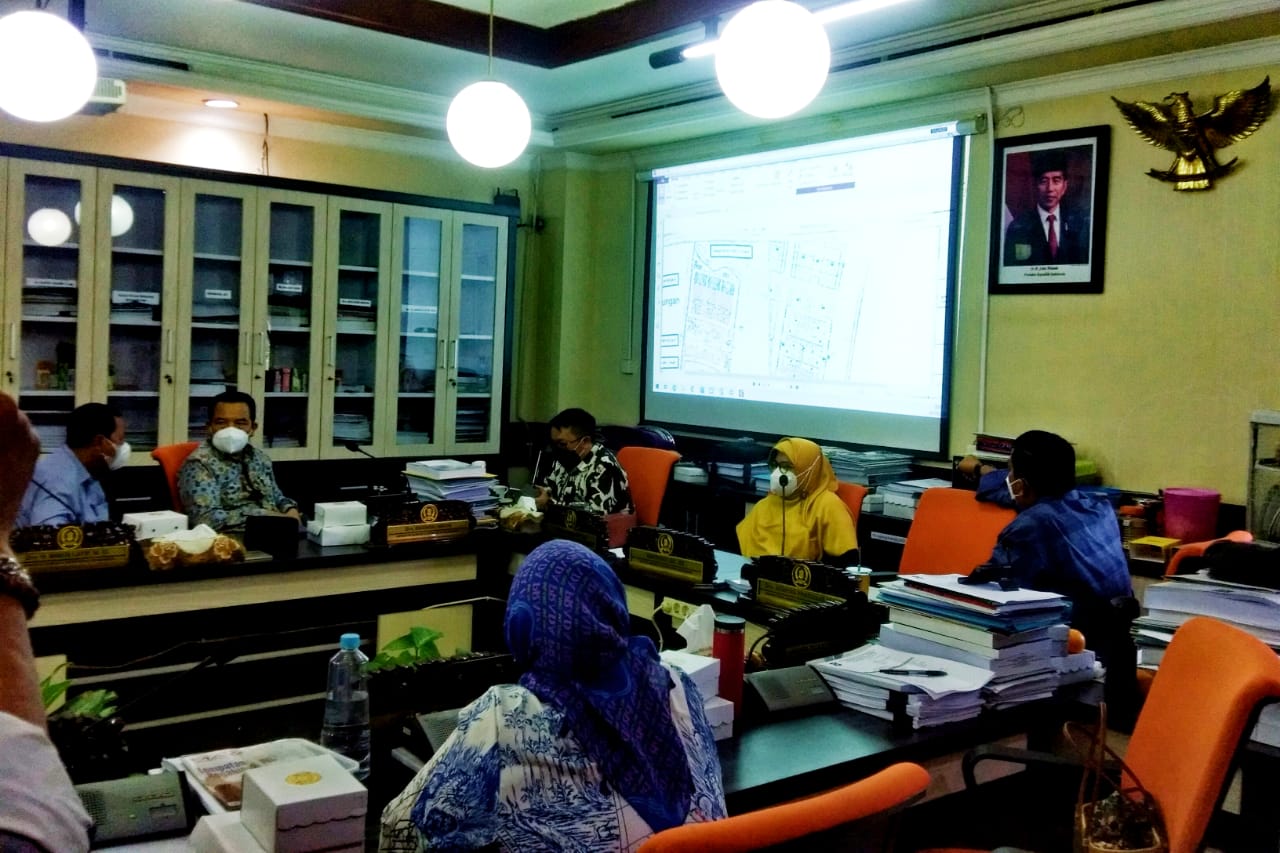 Komisi C Hearing Soal Pembangunan Gedung Bank Mandiri Gayungsari