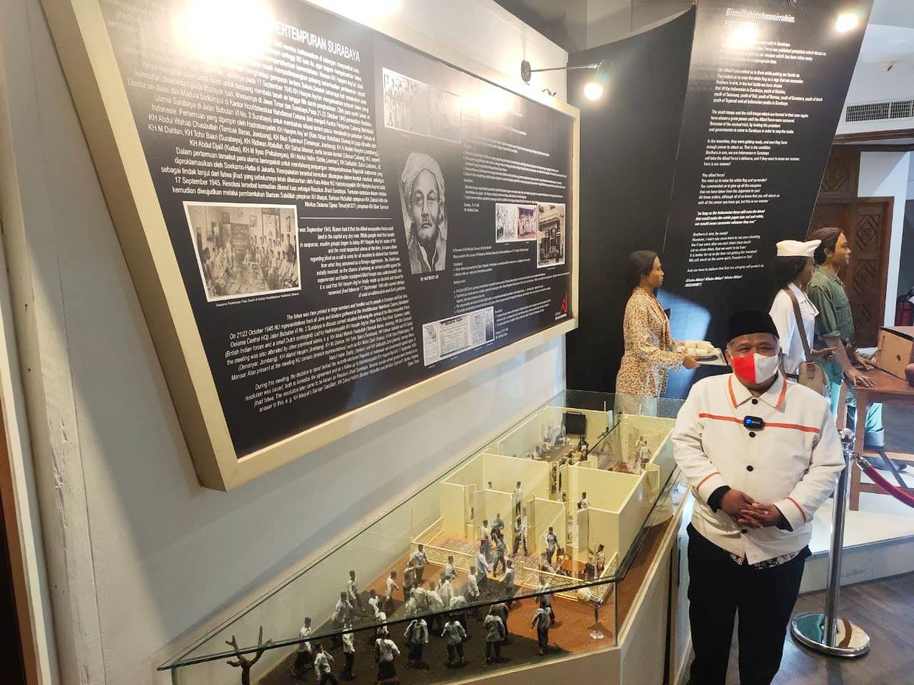 Hari Santri, Ketua PKS Jatim Kunjungi Diorama Resolusi Jihad