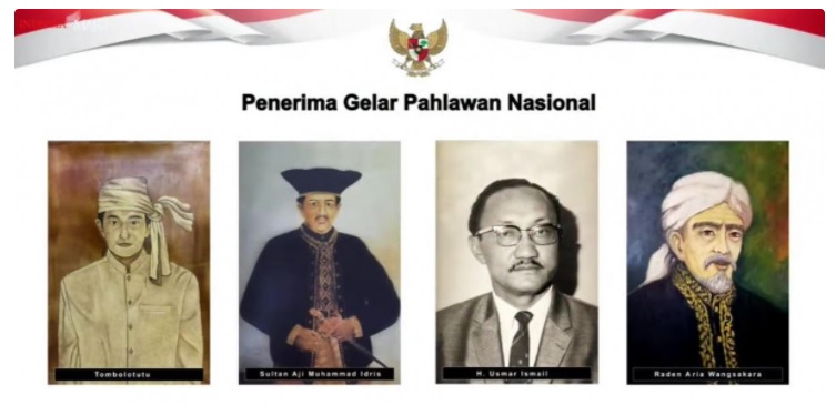 Mengenal 4 Tokoh Baru Pahlawan Nasional