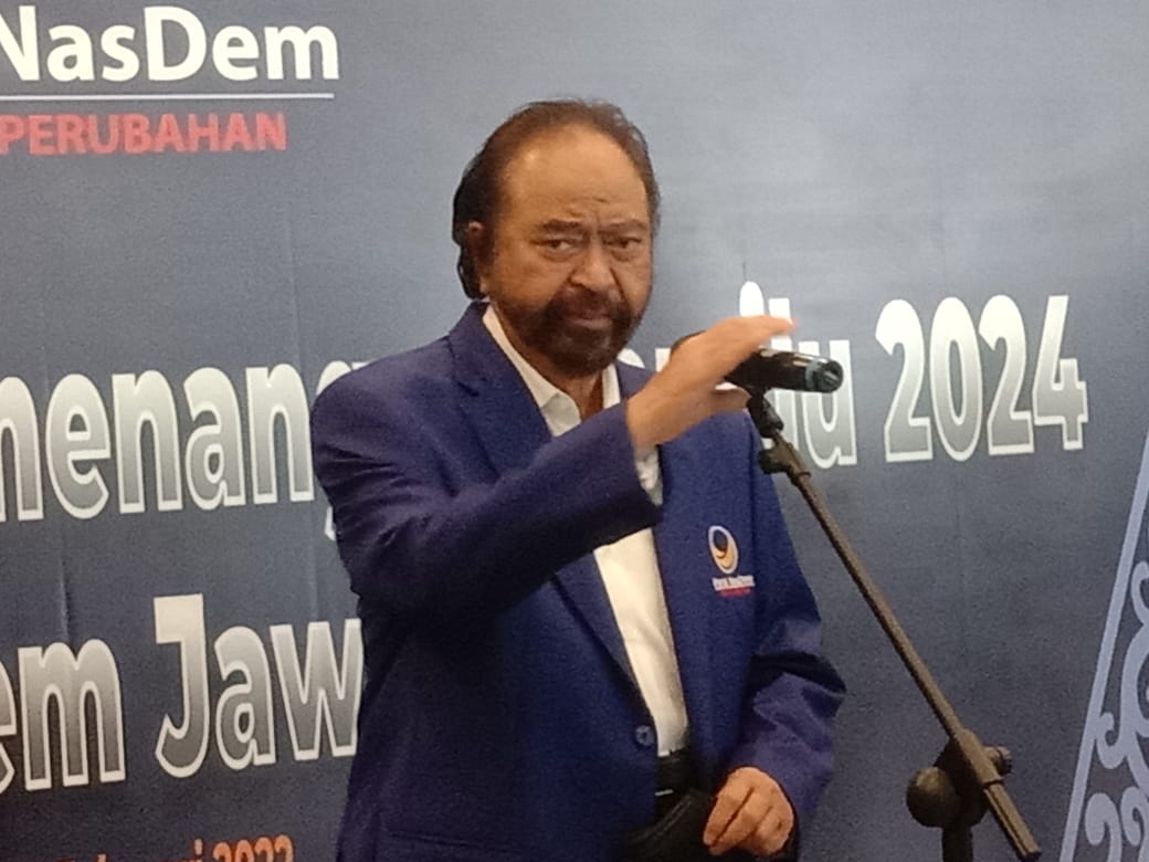 Baru Pemanasan, Surya Paloh Enggan Bahas Penundaan Pemilu 2024