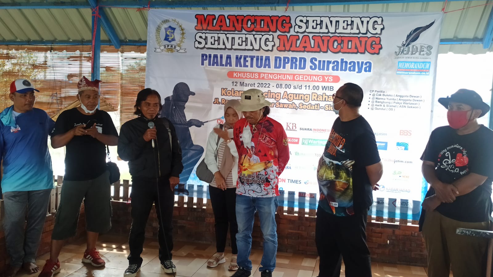 Penghuni DPRD Adakan Lomba Mancing Untuk Jalin Kedekatan Emosional