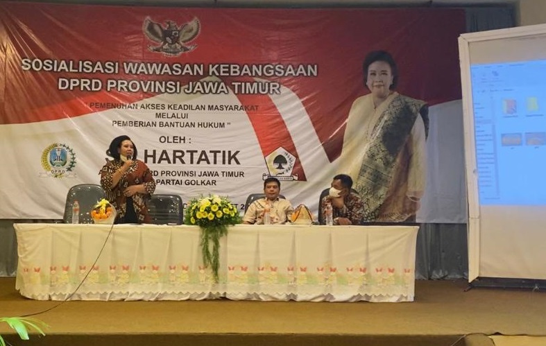 Politisi Golkar Ini Sosialisasi Wawasan Kebangsaan Antisipasi Radikalisme di Kediri
