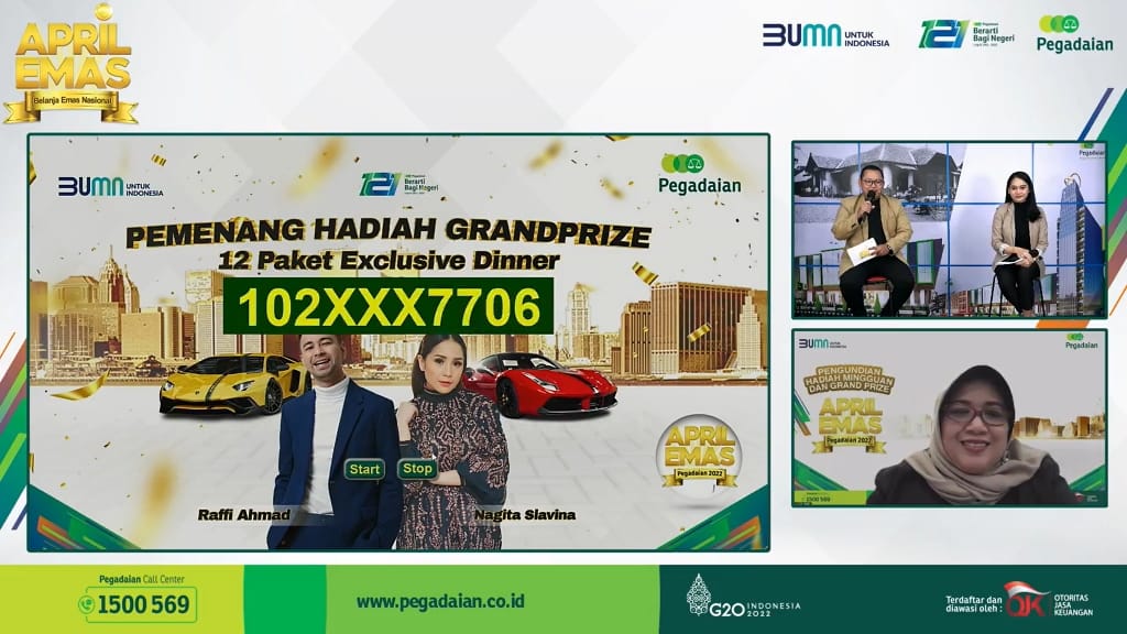 Ini 12 Orang Beruntung Undian Pegadaian Berhadiah Makan Bersama Raffi Ahmad