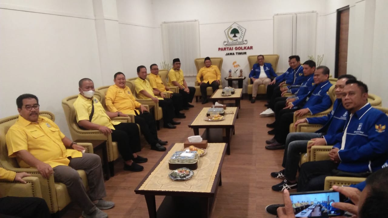 Pengurus Golkar-PAN Jatim Bertemu Bahas Koalisi Indonesia Bersatu