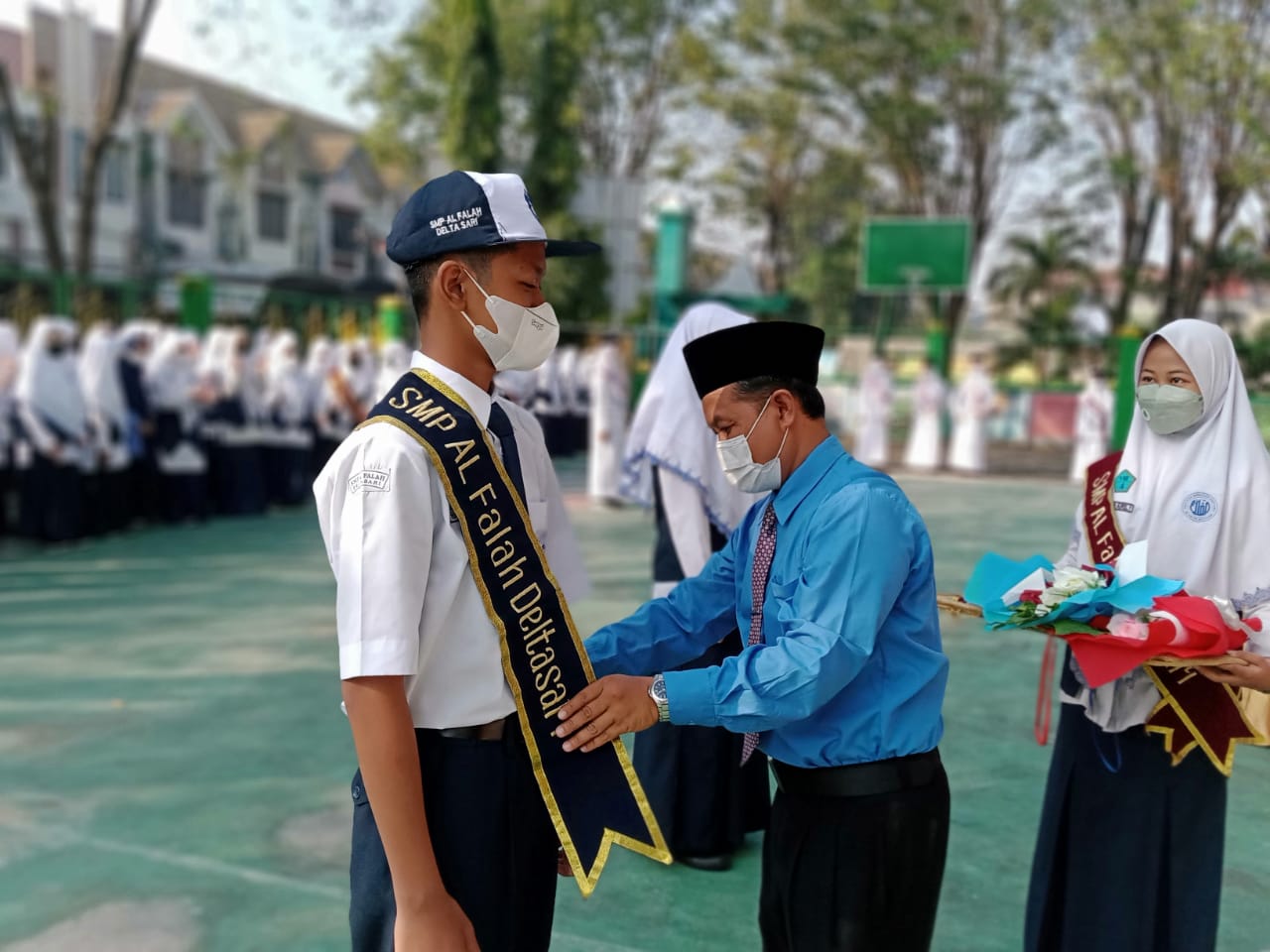 MPLS SMP Al Falah Deltasari Sidoarjo Gandeng BNN Sosialisasi Bahaya Narkoba