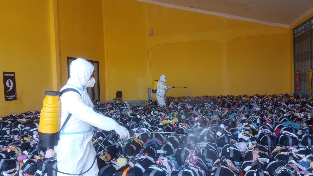 BPBD Jatim Kawal Kesehatan Jemaah Haji Agar Bebas Covid-19