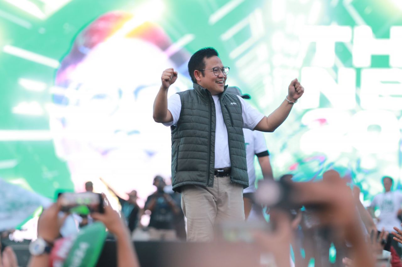 Ribuan Relawan Banjiri GOR Sidoarjo, Gus Muhaimin: Energi Menang Pilpres 2024