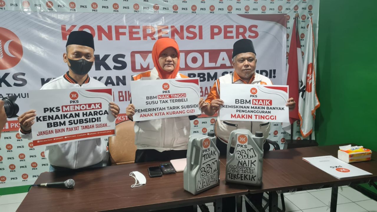 PKS Jatim Desak Presiden Jokowi Batalkan Kenaikan BBM Bersubsidi