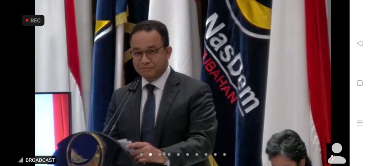 NasDem Deklarasi Usung Anies Baswedan Capres 2024