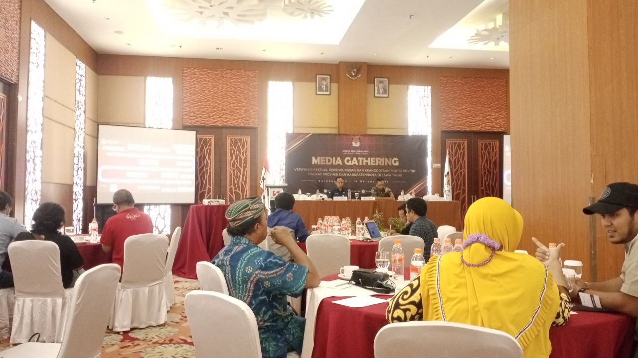 KPU Jatim Sosialisasi Verifikasi Faktual Kepengurusan dan Keanggotaan Parpol