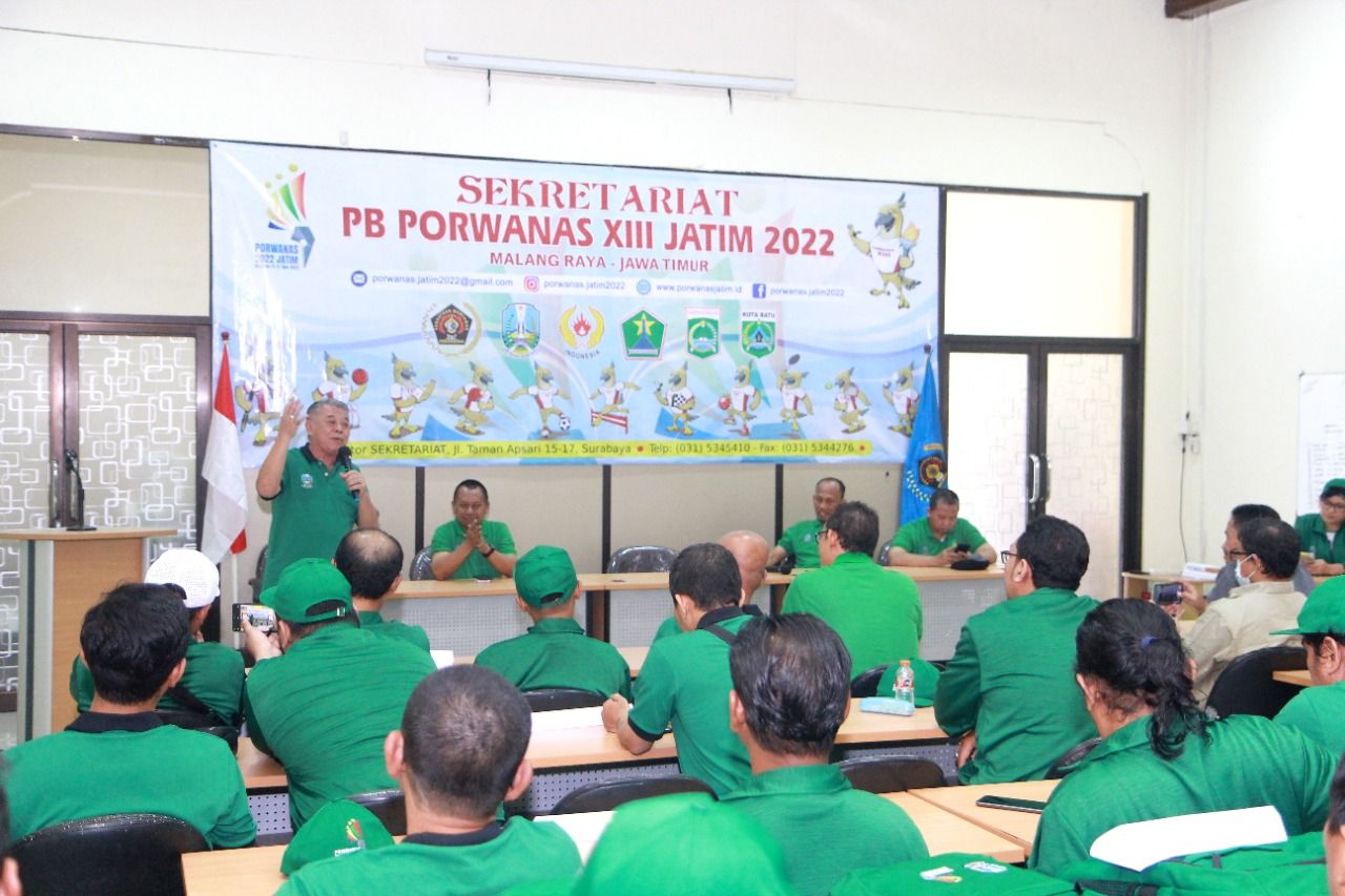 Lepas Kontingan Porwanas Jatim, Kusnadi: Bawa Pulang Semua Medali Emas