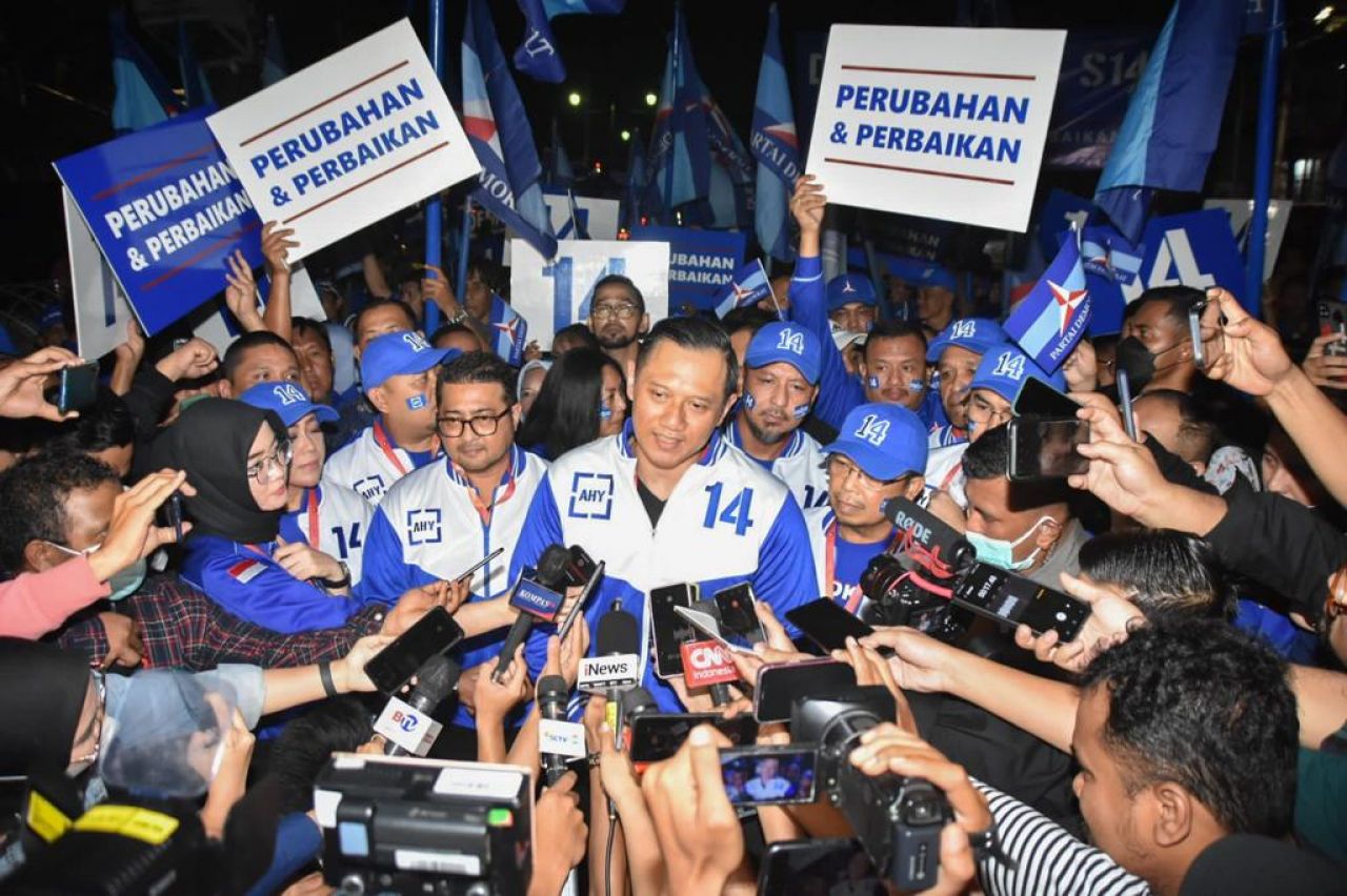 Berjalan ke KPU Bareng Ratusan Kader, AHY Siap Perjuangkan Perubahan & Perbaikan