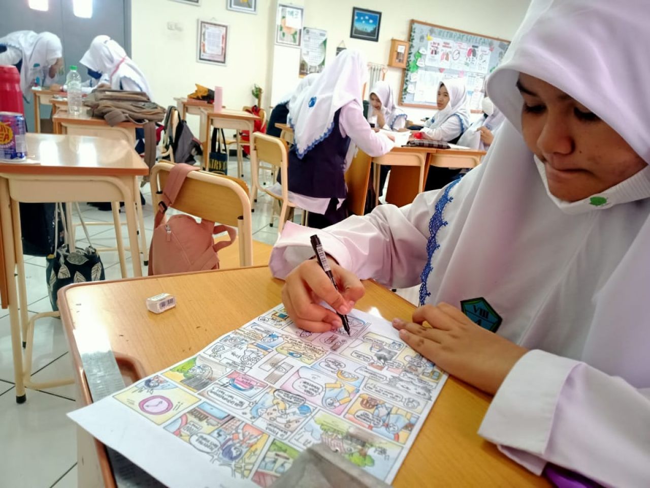 SMP Al Falah Deltasari Sidoarjo Gelar Class Meeting Sport Fair