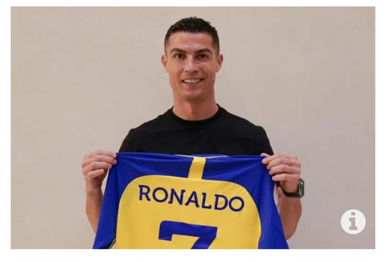 Cristiano Ronaldo diperkenalkan sebagai pemain baru Al Nassr pada 31 Desember 2022. (Foto: AlNassrFC Official Twitter)