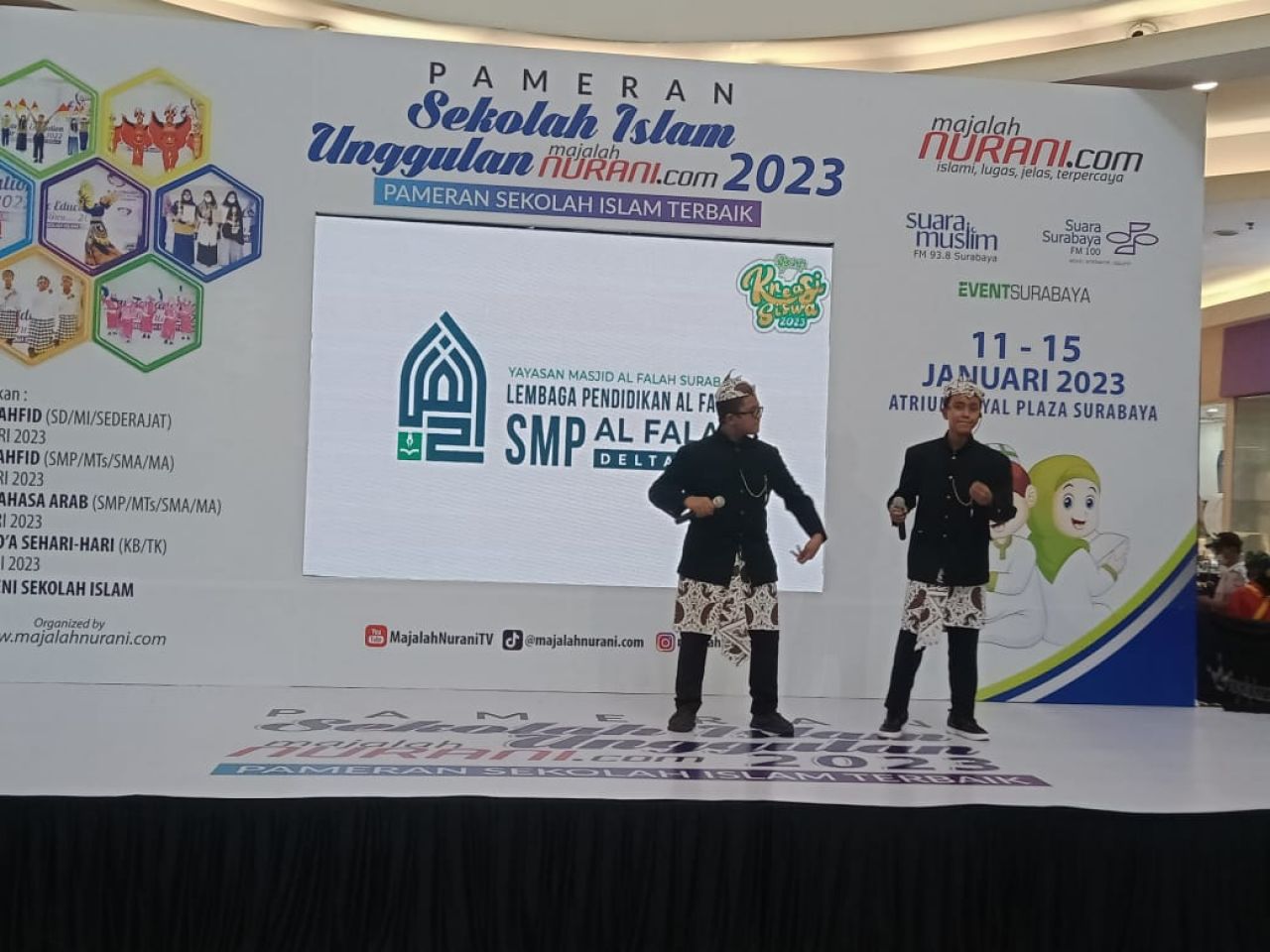 SMP Al Falah Deltasari Sidoarjo Gelar The Ludruk Show