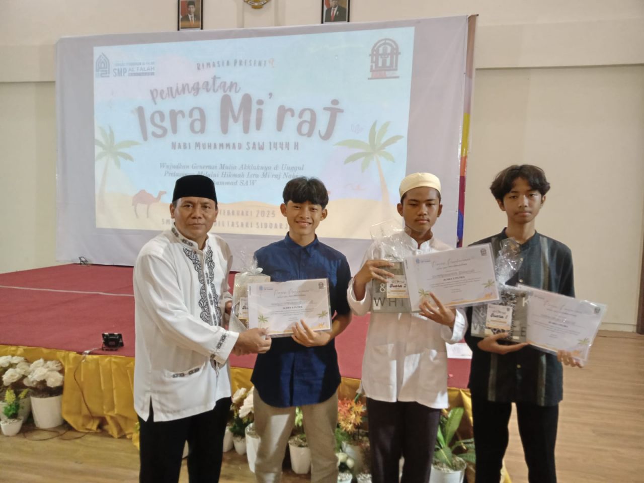 SMP Al Falah Deltasari Gelar Berbagai Lomba Sambut Isra Mi&rsquo;raj, Ini Pemenangnya