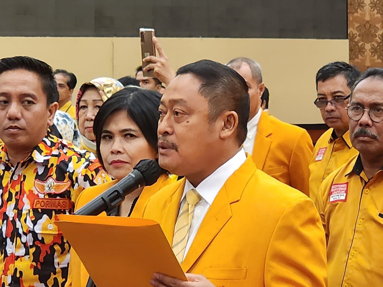 MKGR Jatim Lantikan 4 Ormas Serentak, Lebarkan Sayap Menangkan Golkar di 2024