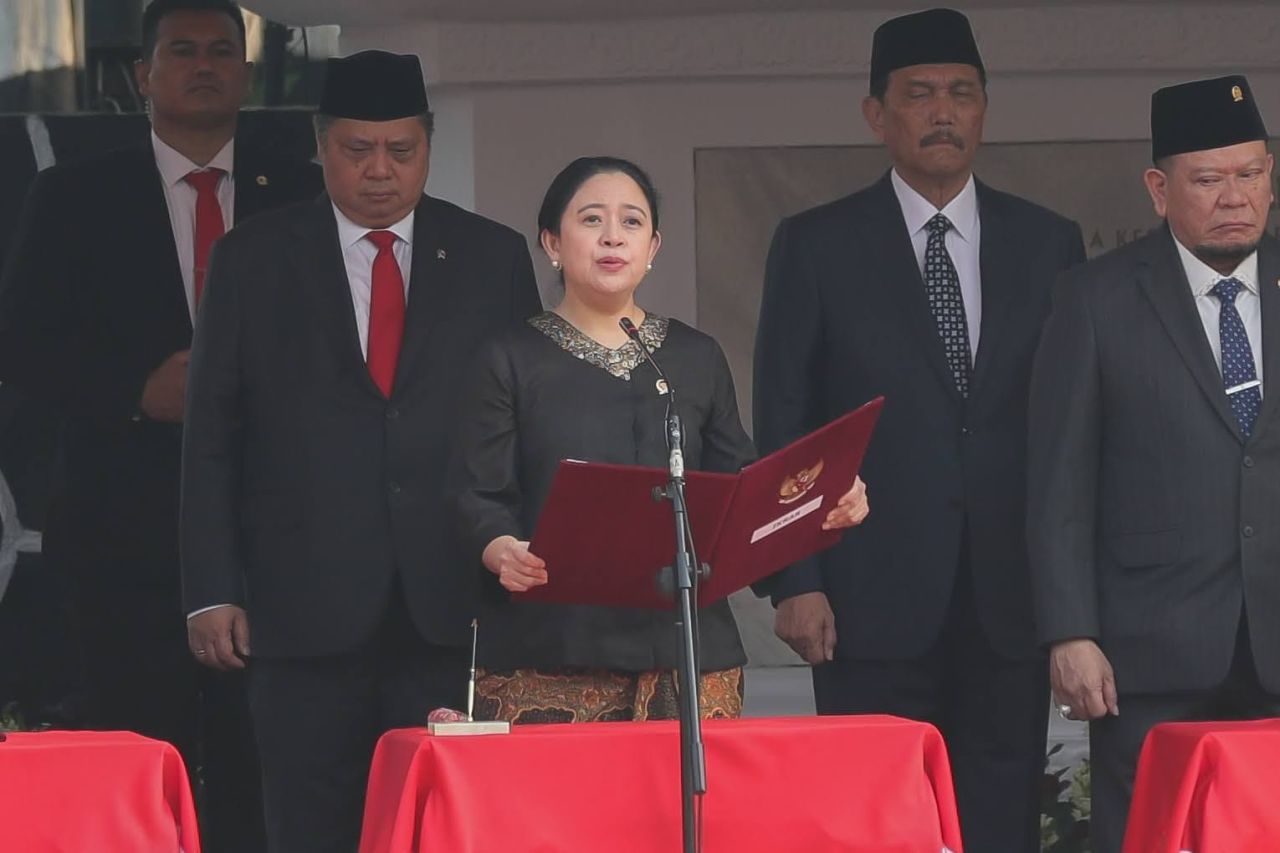 Puan Maharani Terharu Bacakan Ikrar Kesaktian Pancasila