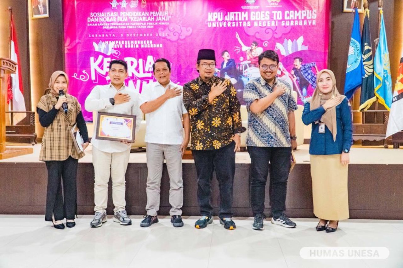 Sambangi Dua Kampus, KPU Jatim Sosialiasikan Pemilu