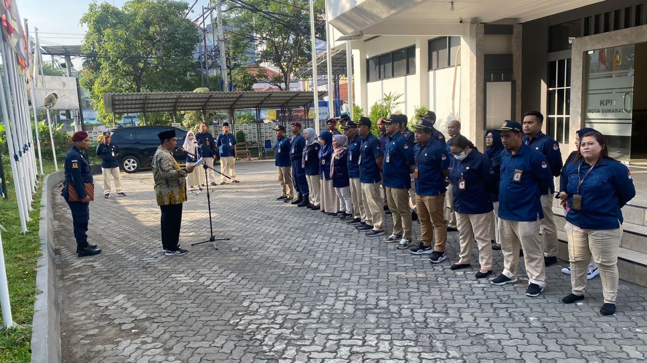 KPU Surabaya Peringati Hari Lahir Pancasila, Bacakan Pidato dari Kepala BPIP