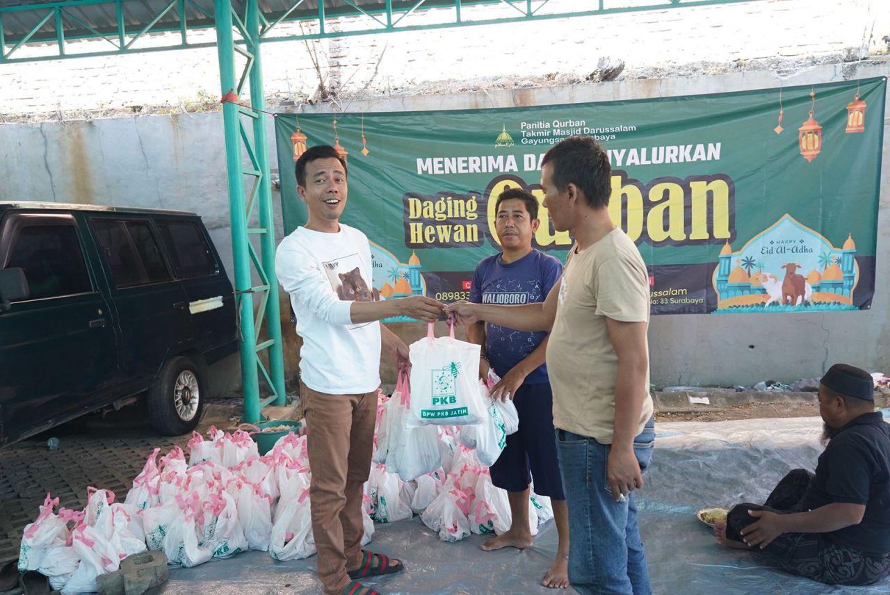 PKB Jatim Potong Seribu Hewan Kurban, Fauzan: Spirit Multidimensi