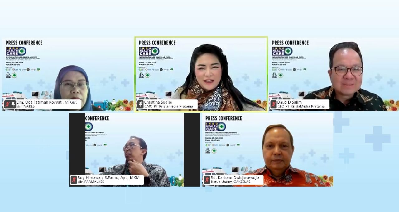 Pameran Indohealthcare Gakeslab Expo 2024 Digelar 31 Juli - 2 Agustus