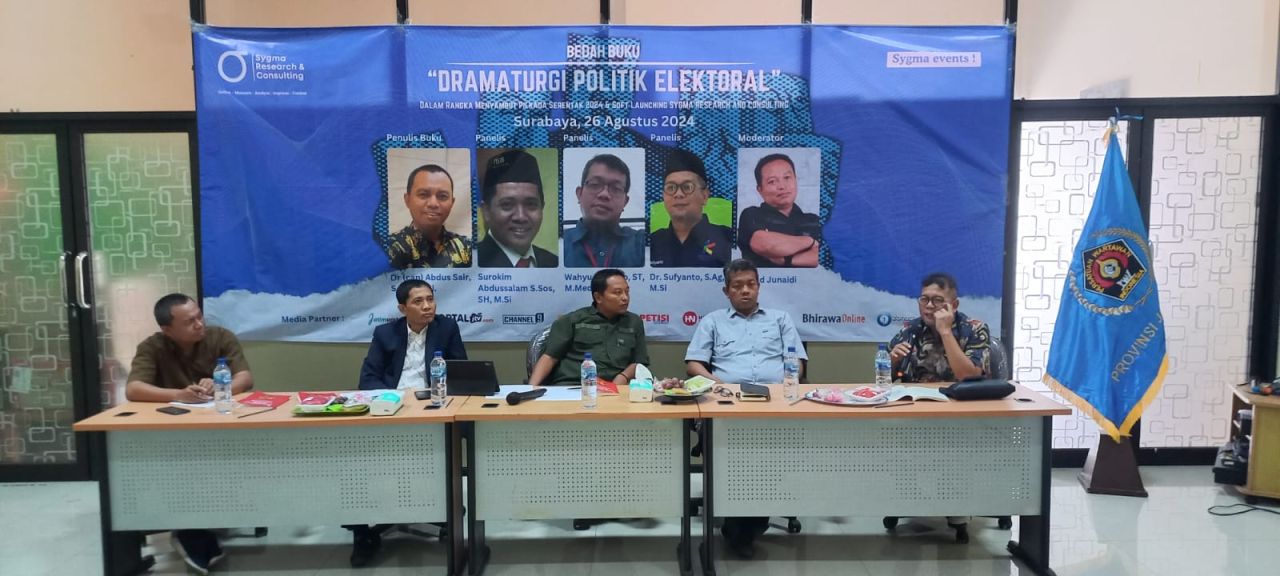 Suasana bedah buku Dramaturgi Politik Elektoral