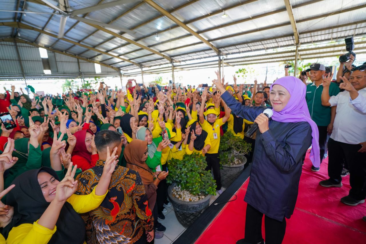 Pekerja Jatim Siap Menangkan Khofifah di Pilgub Jatim, Target 75 Persen