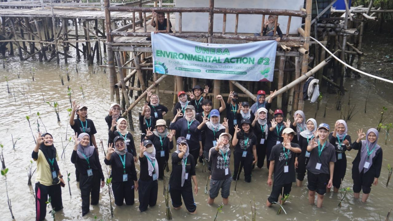 BEM Unesa Lakukan Aksi Konkret Untuk Lingkungan, Ini Caranya