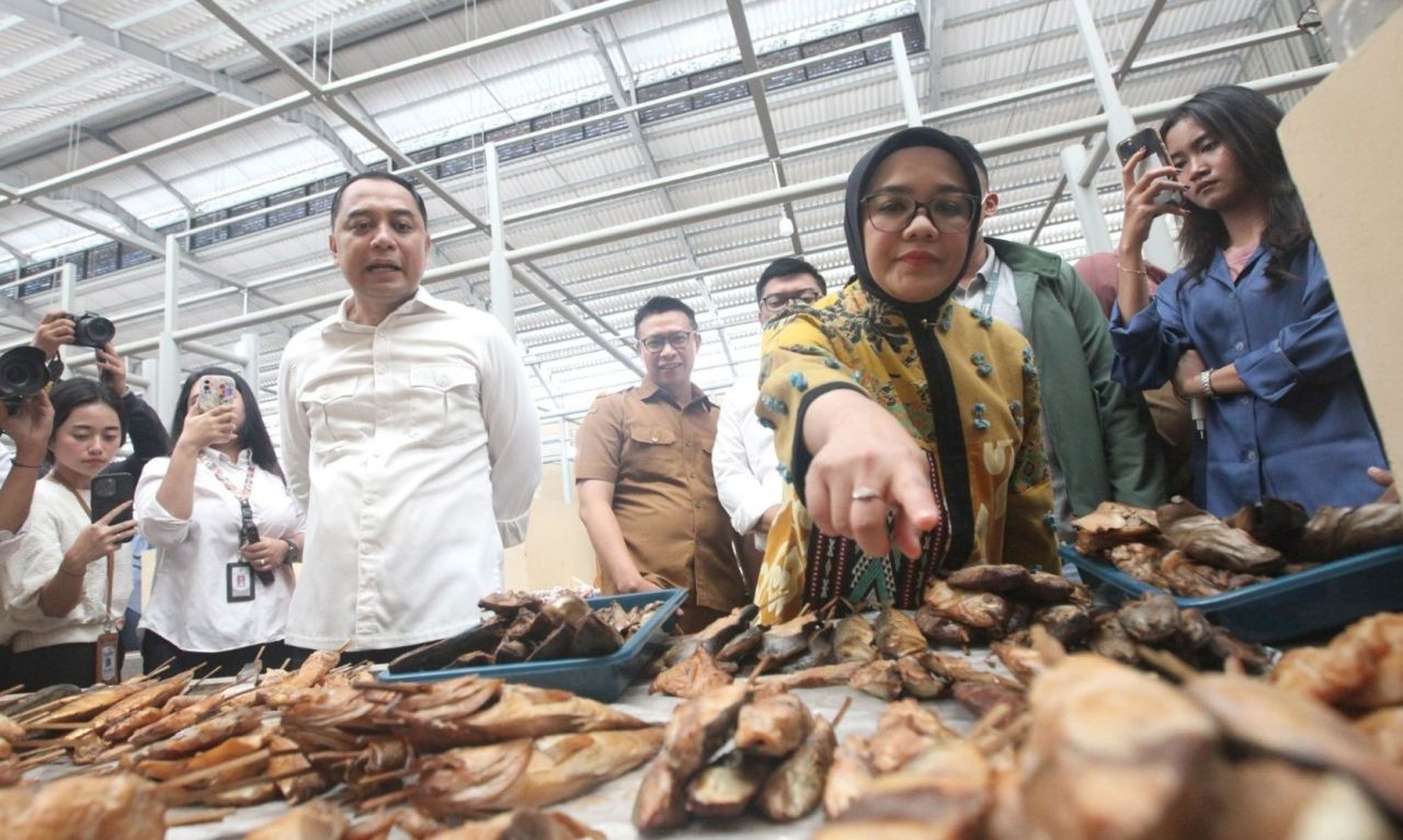 Resmikan Pasar Karah Baru, Ini Harapan Wali Kota Surabaya Eri Cahyadi