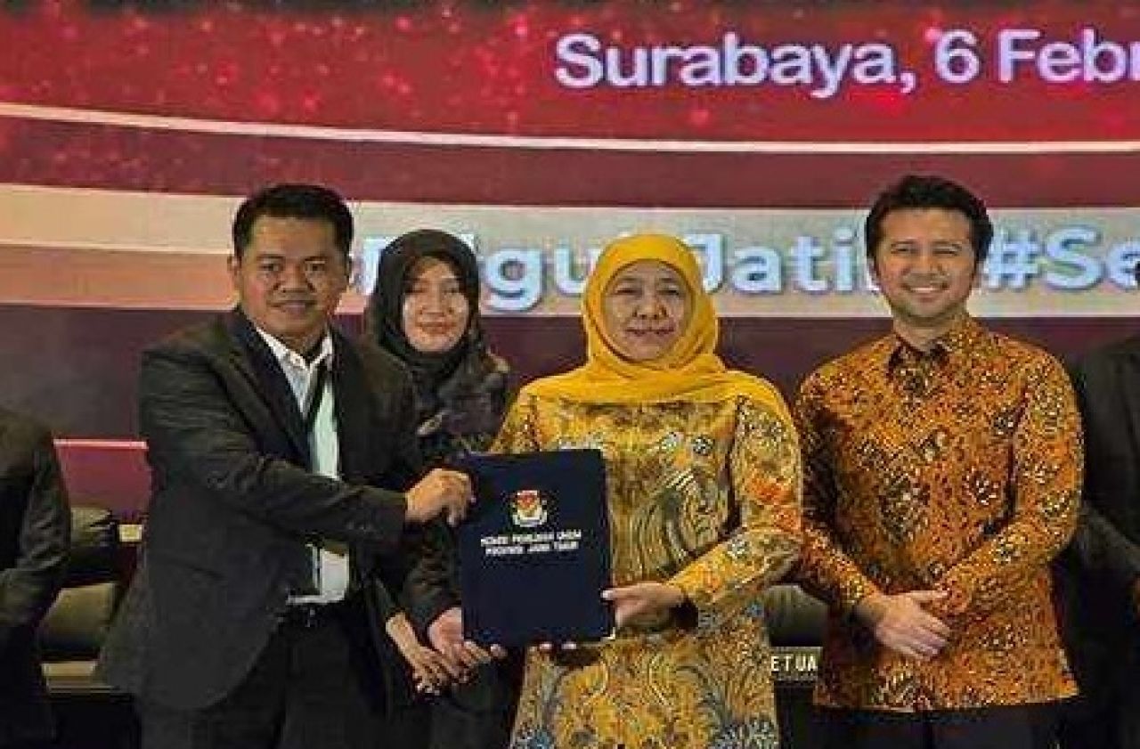 Rapat Pleno Penetapan Cagub-Cawagub, KPU Jatim: Proses Kedewasaan Demokrasi