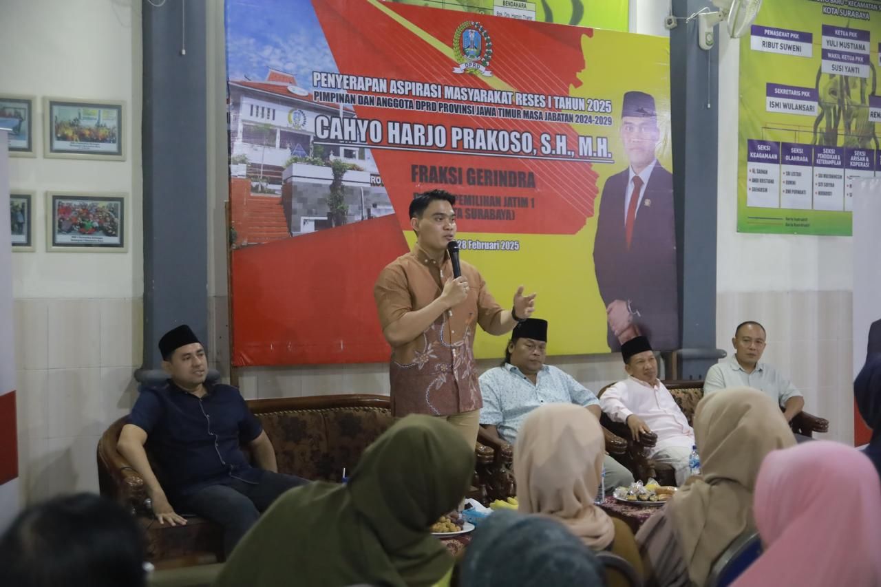Anggota Komisi E DPRD Jatim Cahyo Siap Perjuangkan Keluhan Warga Sukomanunggal