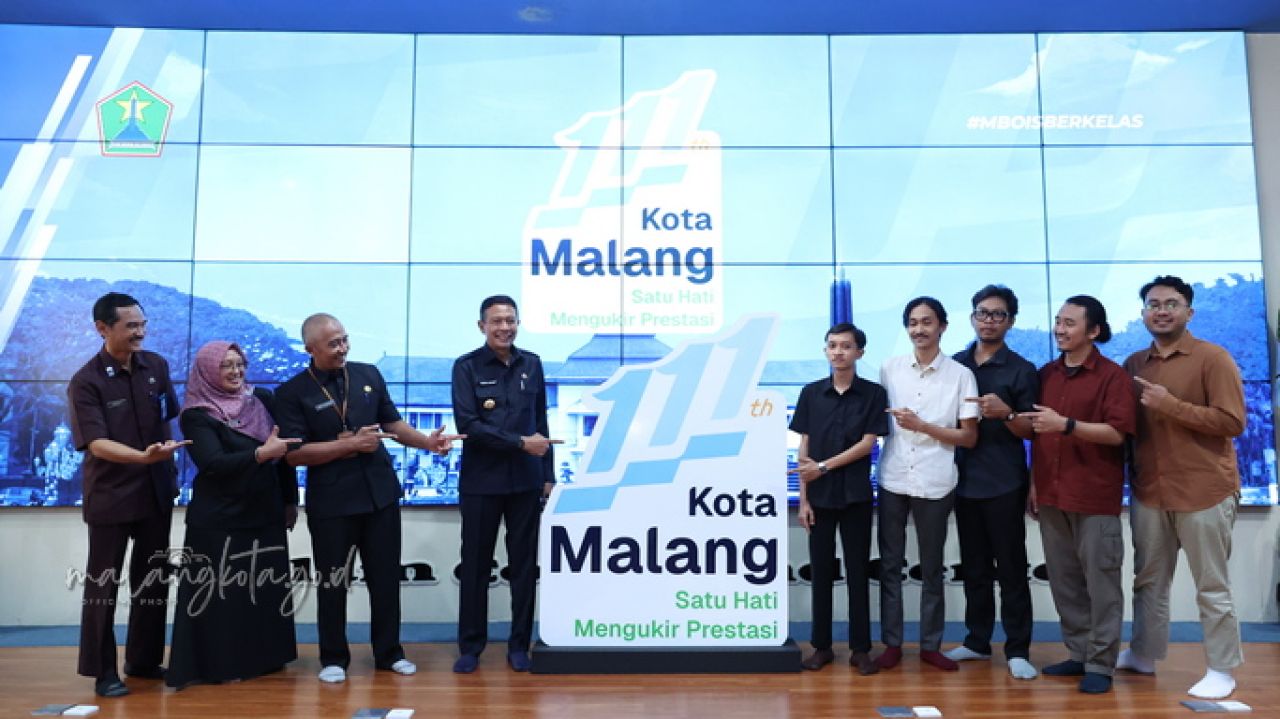 Tema dan Logo HUT ke-111 Kota Malang Dilaunching, Ini Maknanya