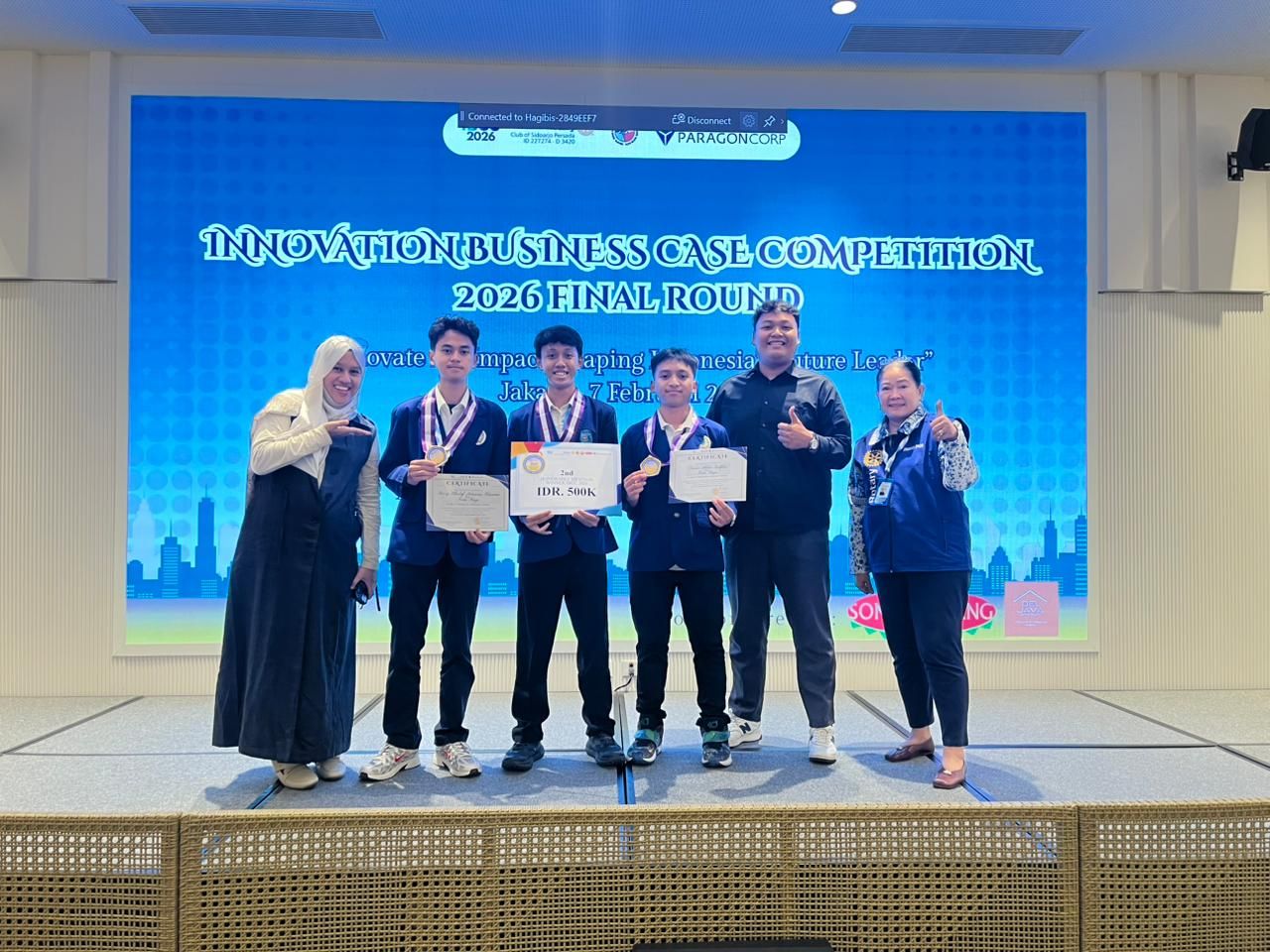 Tim Sinyo SMAN 16 Surabaya Masuk 5 Besar Innovation Business Case Competition 2026