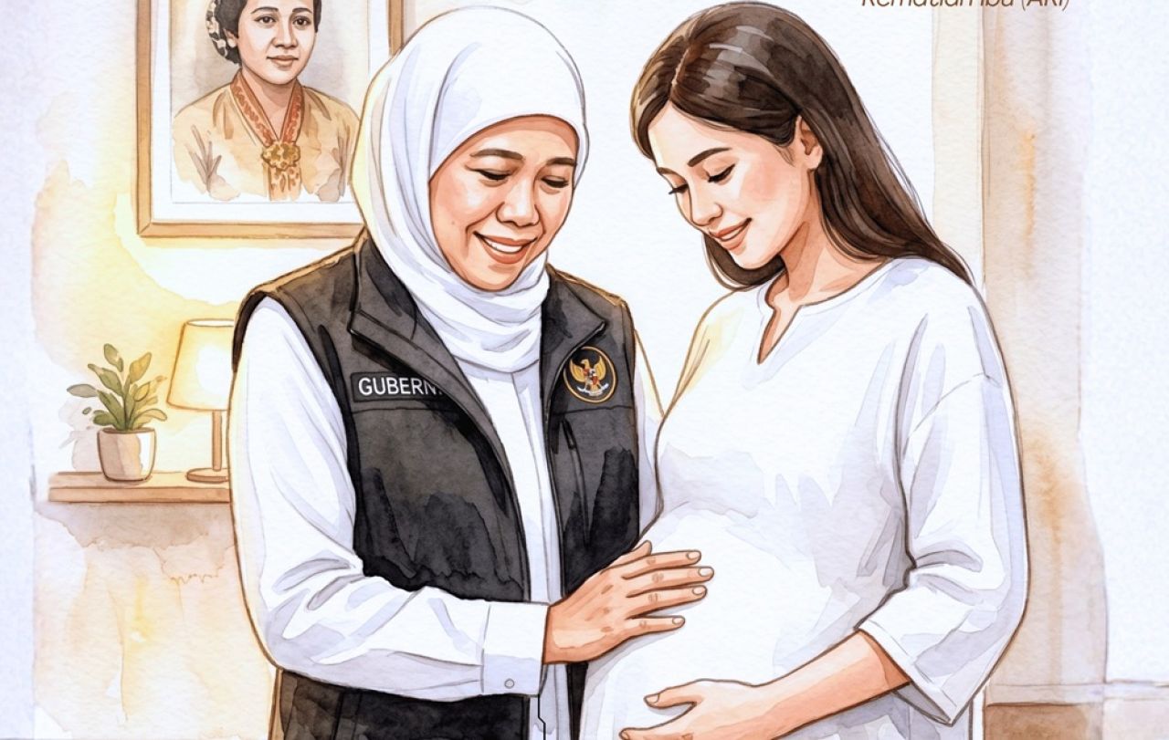 Gubernur Khofifah Ajak Warga Jatim Bergerak Bersama Turunkan Angka Kematian Ibu di Hari Kartini