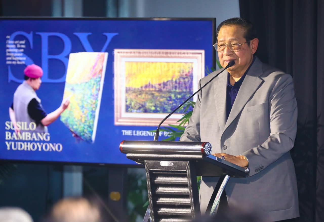 SBY Pamerkan 95 Lukisan, Ungkapan Kerinduan hingga Kegelisahan
