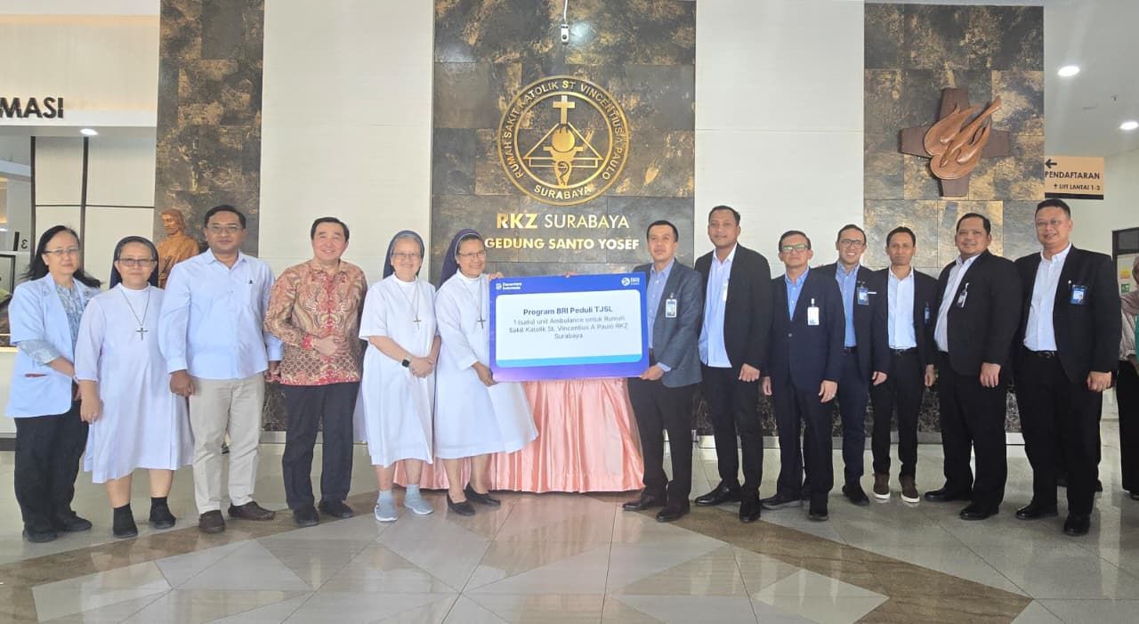 BRI Region 12 Surabaya Dukung Pelayanan Kemanusiaan RKZ dengan Bantuan Ambulans