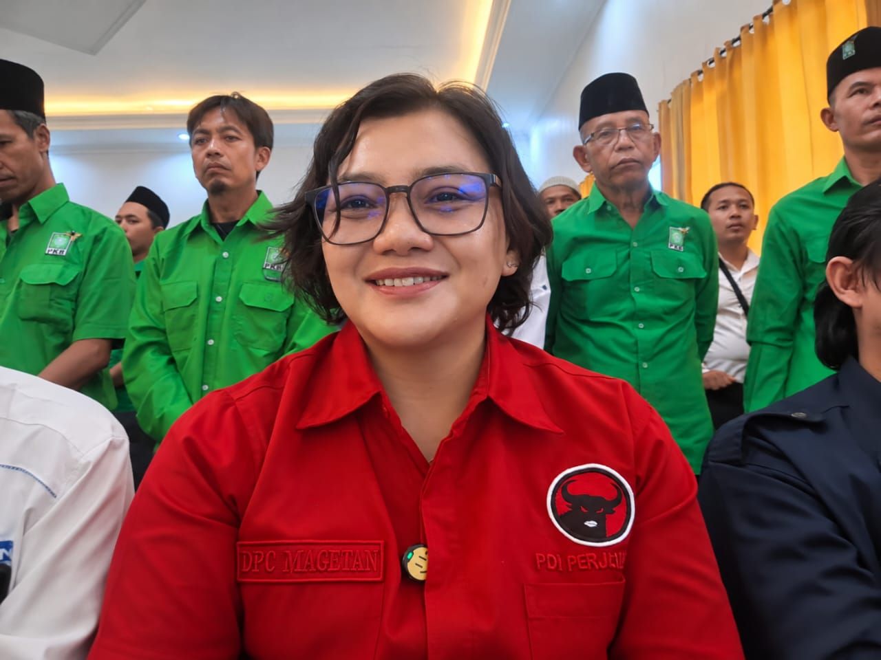 Hadir di Pelantikan DPC PKB Magetan, Diana Sasa: Magetan Butuh Kolaborasi