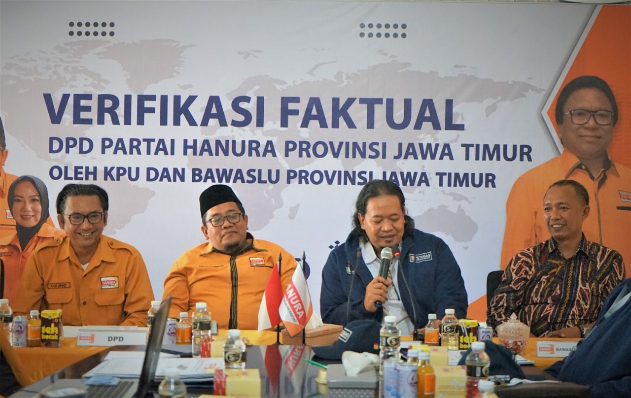 Verifikasi Faktual Kepengurusan 9 Parpol Calon Peserta Pemili di Jatim Tuntas